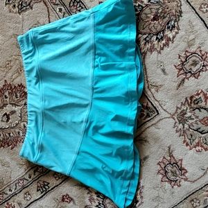 Turquoise tennis skort